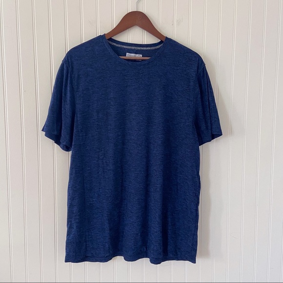 Outdoor Voices Other - Outdoor Voices Blue Black Short Sleeve Athletic Tee Size Mens XL